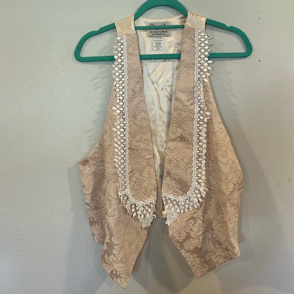 Vintage Margot Lea Silk style vest